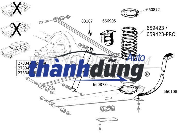 GIẢM CHẤN NHÍP SAU MAZDA BT50 2015-2023 | AB315K570BC - Ảnh 5