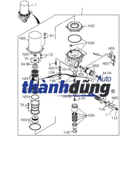 Bầu xả hơi ISUZU FVM 15 TẤN | 1481902771 - Ảnh 4