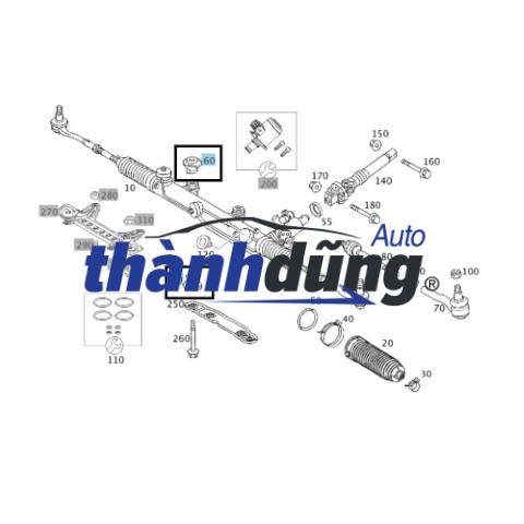 Cao su chân thước lái MERCEDES C200 | 0140330148 - Ảnh 3