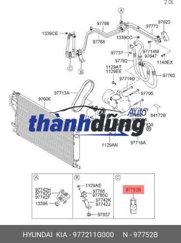 Cảm biến áp suất ga NISSAN ALTIMA | 921374S100 - Ảnh 4
