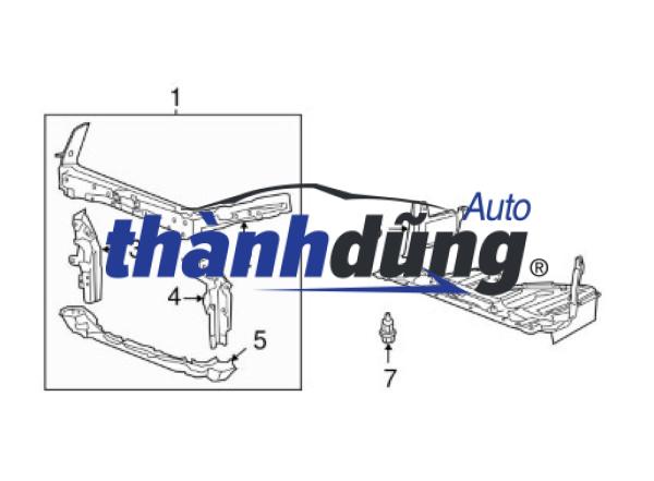KHUNG XƯƠNG KÉT NƯỚC PEUGEOT 2008 2015 | YL01659980 - Ảnh 4