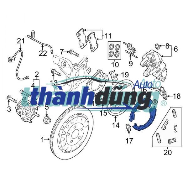 MÂM DỪNG THẮNG XE HINO 300 | 0449537034 - Ảnh 3