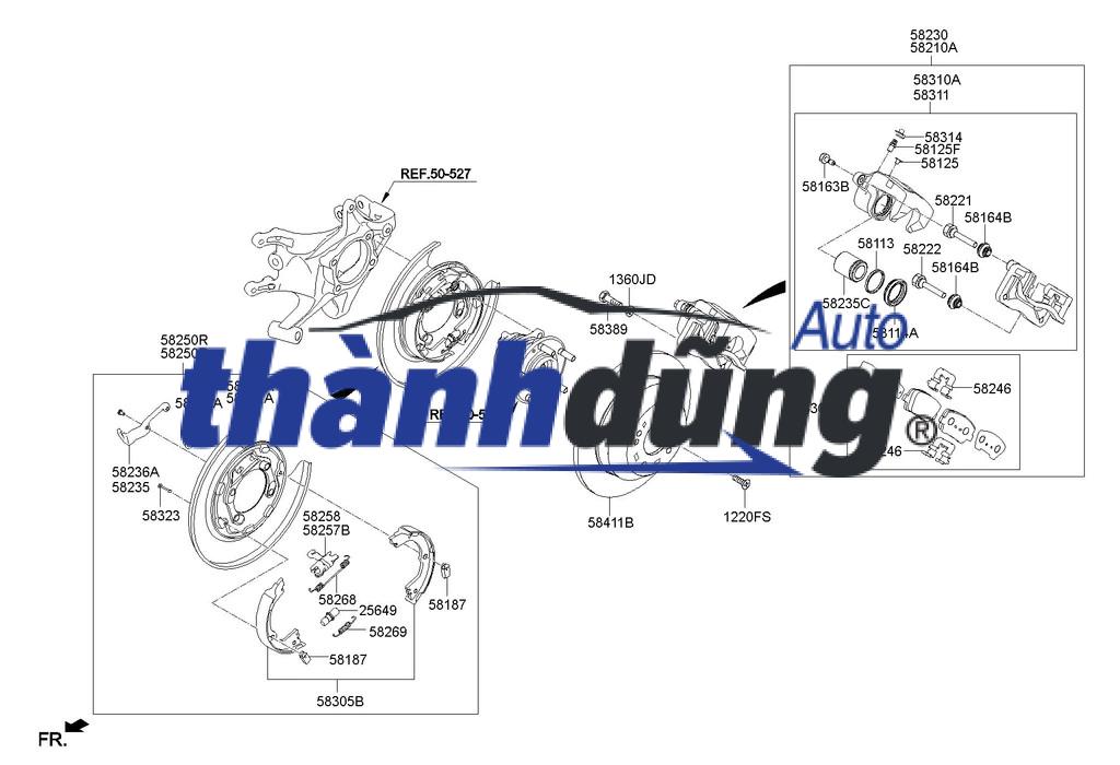 Công tắc phanh tay HYUNDAI TUCSON 2015 | 93300D30604X - Ảnh 2