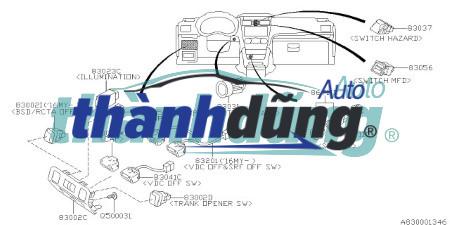 NÚT START STOP MAZDA 3 | BJS7-66-3S0 - Ảnh 4