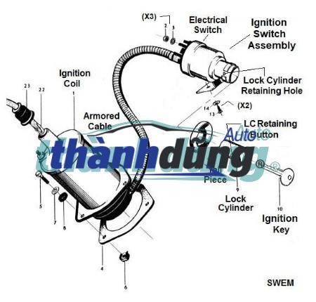 NÚT START STOP MAZDA 3 | BJS7-66-3S0 - Ảnh 5