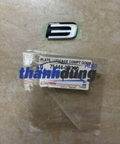 CHỮ E CỐP SAU TOYOTA VIOS 2013-2017 | 754440D340