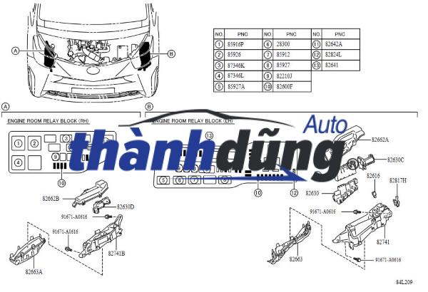 RƠ LE CẦU CHÌ TOYOTA HIACE 2007-2017 | 8264171020 - Ảnh 6