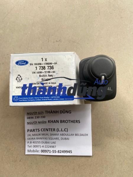 Công Tắc Cài Cầu FORD RANGER 2013-2023 | AB397Z155BA