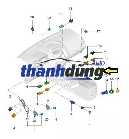 Công Tắc Cài Cầu FORD RANGER 2013-2023 | AB397Z155BA - Ảnh 5