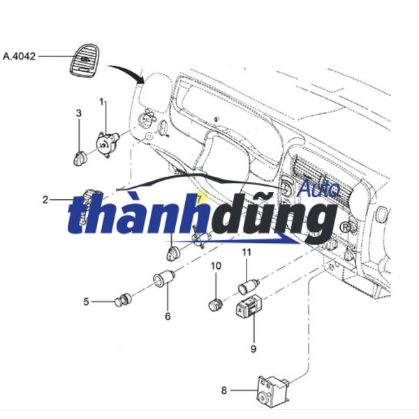 Công Tắc Cài Cầu FORD RANGER 2013-2023 | AB397Z155BA - Ảnh 6