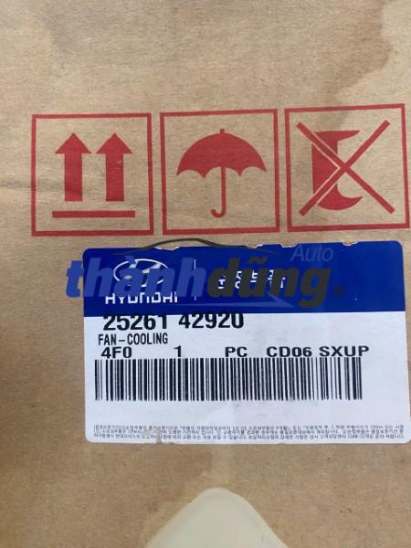 CÁNH QUẠT KÉT NƯỚC HYUNDAI SOLATI 2017-2023 | 2526142920 - Ảnh 2