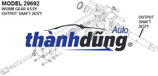 TRỤC VÍT CỌC LÁI HYUNDAI I20 2009 | 56351C7001FFF - Ảnh 4