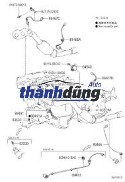 CÔNG TẮC ĐI SỐ TOYOTA YARIS 2010-2013 | 8454052070 - Ảnh 3