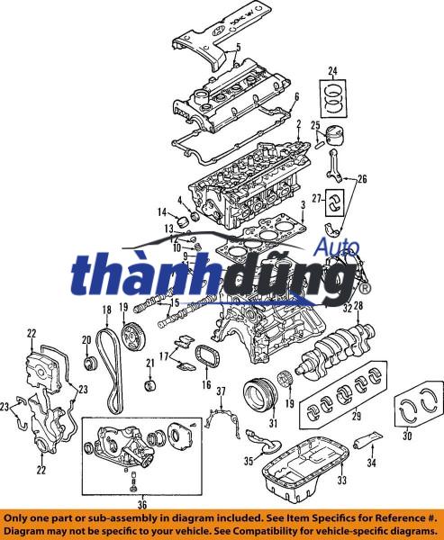 MẶT MÁY HYUNDAI I30 1.6 2008-2012 | 221002B000 - Ảnh 4