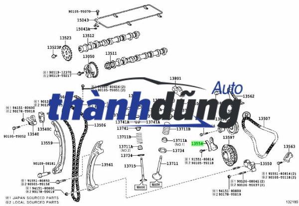 DẪN HƯỚNG XÍCH CAM HYUNDAI I10 2014-2020 | 2443303001 - Ảnh 4