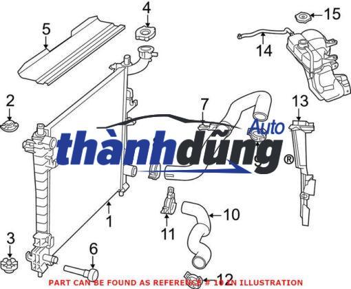 ỐNG NƯỚC DƯỚI XE NISSAN MICRA 2013 | 21503-1HS1B - Ảnh 5