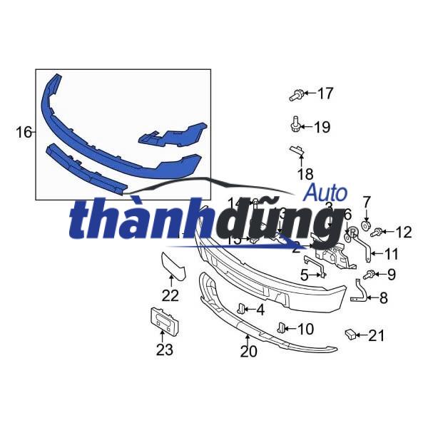 nẹp mạ cản trước, nẹp mạ ba đờ sốc trước