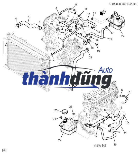 BÌNH DẦU TRỢ LỰC LÁI NISSAN ALTIMA 2007-2013 | 49180JA000 - Ảnh 4