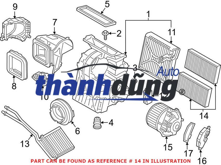 LỌC GIÓ ĐIỀU HÒA KIA SORENTO 2021-2025 | 97133L1100 - Ảnh 4