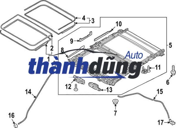 KÍNH NÓC HONDA CIVIC 2009-2012 | 70200SNAA01 - Ảnh 5