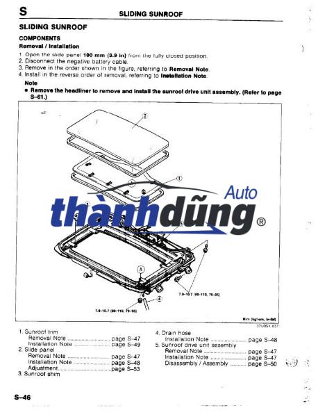 KÍNH CỬA SỔ TRỜI FORD TERRITORY 2022-2025 | NS1500A18BA - Ảnh 4