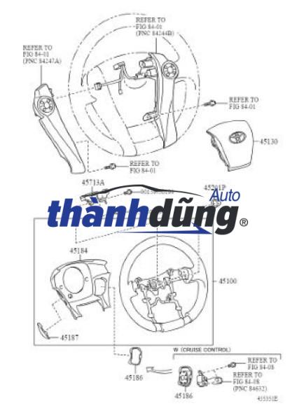 NẮP ĐẬY VÔ LĂNG TOYOTA HILUX 2006-2011 | 451300K060 - Ảnh 5