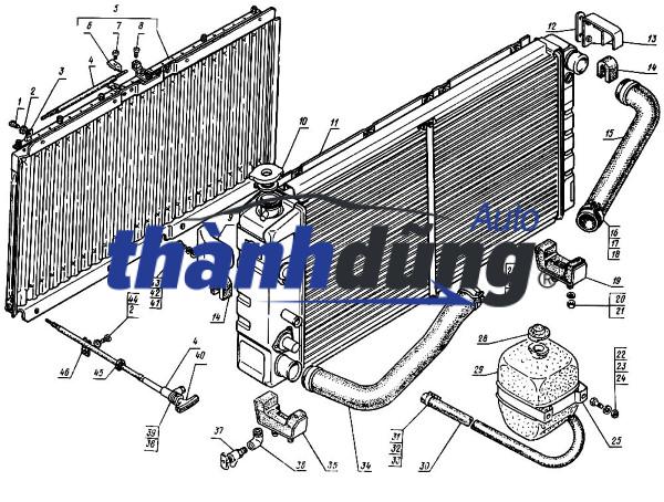 KÉT NƯỚC FORD FOCUS 2005 | 3N6H-8005-AD - Ảnh 4