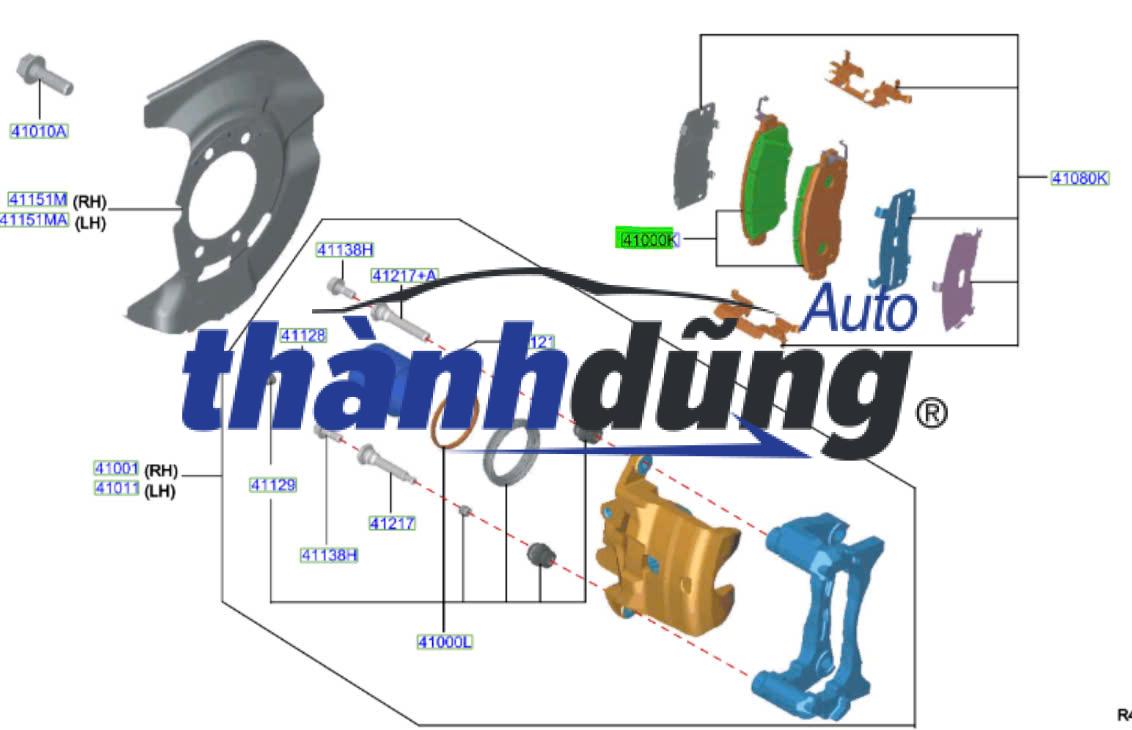 BỐ THẮNG SAU HONDA CITY 2014-2021 | 43022SAAJ50 - Ảnh 5