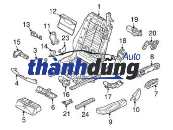 MÔ TƠ CHỈNH GHẾ HONDA CRV 2018-2025 | Z2347299102 - Ảnh 4