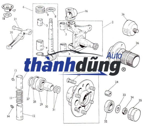 ẮC PHI DÊ HYUNDAI COUNTY 2009 | K5677145000 - Ảnh 3