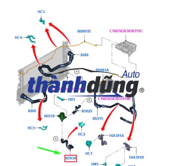 ỐNG KÉT NƯỚC TRÊN HYUNDAI TUCSON 2015 | 25410-D3500 - Ảnh 6