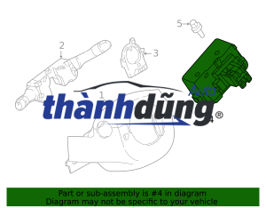 HỘP ĐIỀU KHIỂN KHÓA VÔ LĂNG NISSAN MAXIMA 2007-2013 | 48708-9N00A - Ảnh 4