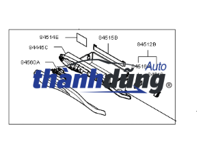 LẪY MỞ CỐP PHỤ KIA K190 | 845601F101EZ - Ảnh 4