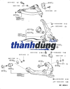 ỐC CÀNG A TOYOTA INNOVA 2006-2016 | 481900K020 - Ảnh 4