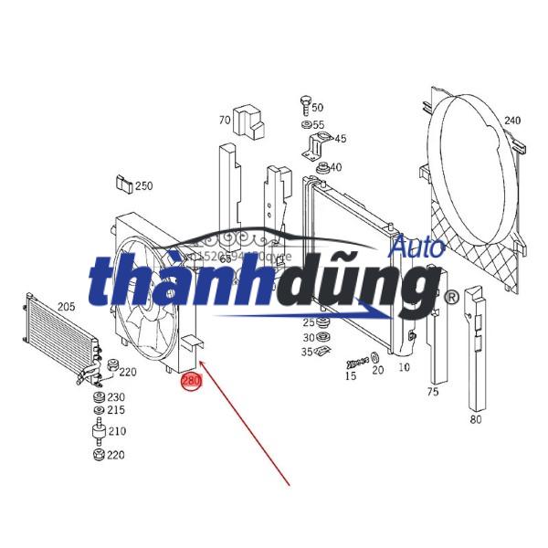 MÔ TƠ QUẠT KÉT NƯỚC TOYOTA CAMRY 2012-2019 | 1680001690 - Ảnh 5