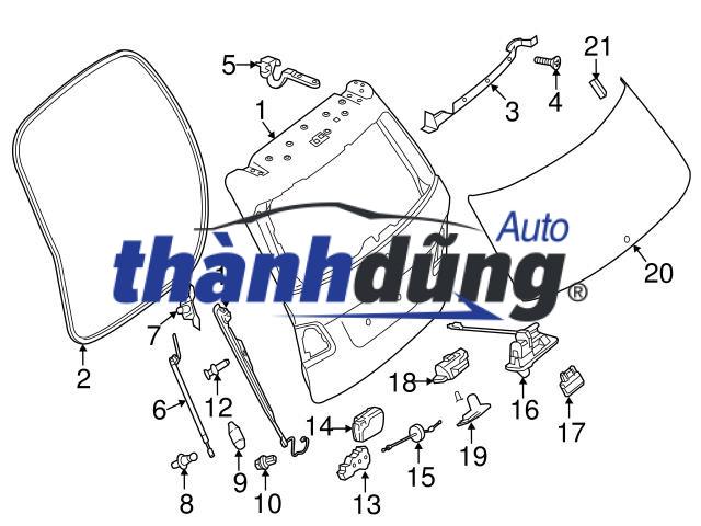DÂY MỞ CỐP SAU HYUNDAI I10 2014-2021 | 81280B4410 - Ảnh 4