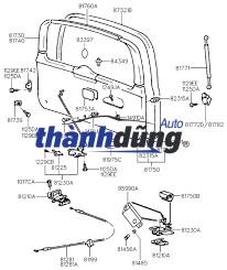DÂY MỞ CỐP SAU HYUNDAI I10 2014-2021 | 81280B4410 - Ảnh 5
