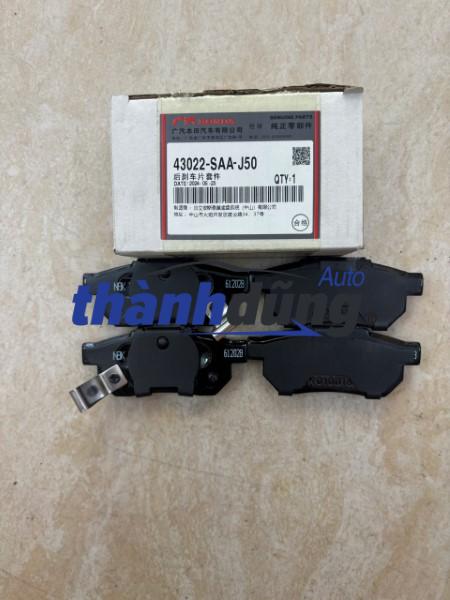 BỐ THẮNG SAU HONDA CITY 2014-2021 | 43022SAAJ50
