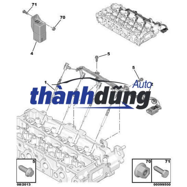 BUGI SẤY NISSAN XTRAIL T31 2007-2018 | 110655X00A - Ảnh 2