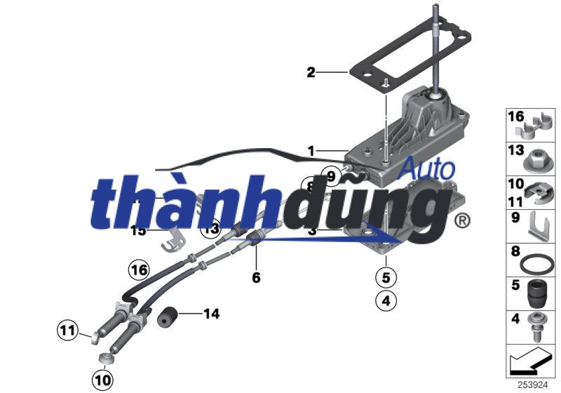 DÂY ĐI SỐ HYUNDAI HD72 1999-2013 | 437505H202 - Ảnh 3