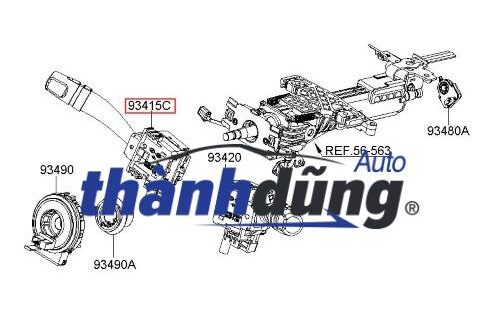 CÔNG TẮC PHA CỐT HYUNDAI UNIVERSE | 933028D100 - Ảnh 4