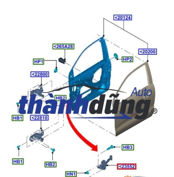 GIỚI HẠN CÁNH CỬA MAZDA CX5 2013-2016 | KR1158270F - Ảnh 4