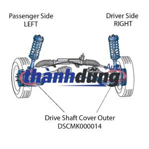CÂY LÁP TRƯỚC PHẢI FORD RANGER 2003-2014 | PP0125600A - Ảnh 3