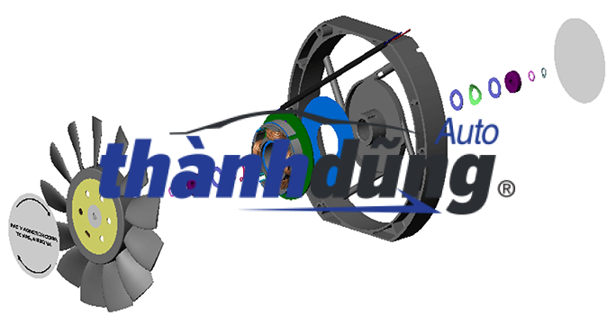 MOTOR QUẠT KÉT NƯỚC HONDA ODYSSEY 2014-2021 | 386165X6J02 - Ảnh 4