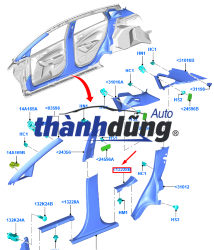 ỐP BẬC CỬA TOYOTA VIOS 2013 | 67918-0D180 - Ảnh 4