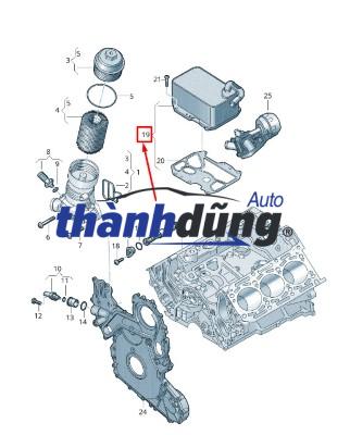 KÉT NƯỚC MITSUBISHI ZINGER 2009 | 1350A178 - Ảnh 5
