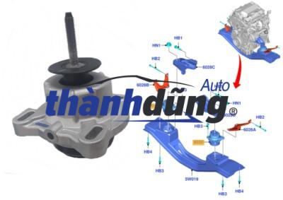 CHÂN MÁY TRƯỚC TRÁI SUZUKI ERTIGA 2017-2023 | 1162052R20000 - Ảnh 4