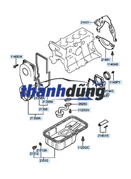 ĐÁY CÁC TE NHỚT HYUNDAI I10 2014-2023 | 4528002410 - Ảnh 4