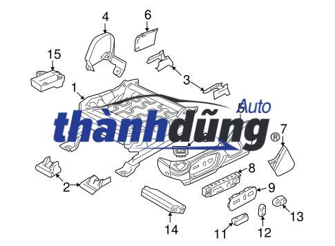 CÔNG TẮC CHỈNH GHẾ TOYOTA CAMRY 2007-2014 | 8492206120 - Ảnh 5
