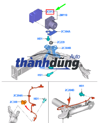 CỤM CHIA ABS KIA SORENTO 2013-2018 | 6158945100 - Ảnh 4
